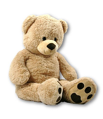 XXL Teddybär Bär 1m Hellbraun Kuschelbär 100 cm Teddy Plüschtier Kuscheltier von Geschenkestadl