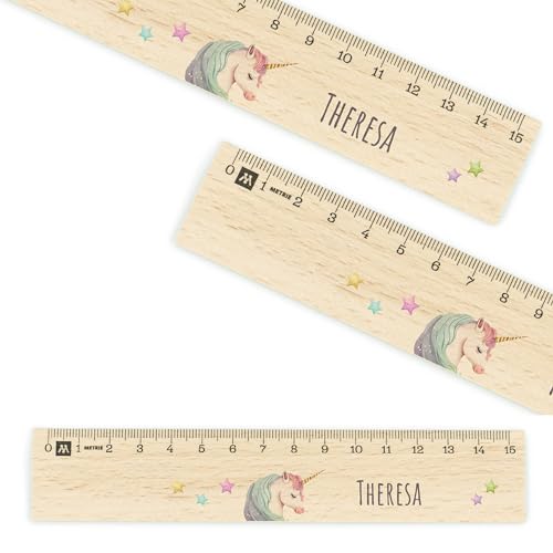 Lineal personalisiert für Kinder 15cm aus Holz - UV-Druck- Lineal mit Namen - Geschenkideen Schultüte - Geschenke für die Einschulung und Schulstart - Schulanfang - Schulbedarf Mädchen - Einhorn Lineal personalisiert für Kinder 15cm aus Holz - UV-Druck- Lineal mit Namen - Geschenkideen Schultüte - Geschenke für die Einschulung und Schulstart - Schulanfang - Schulbedarf Mädchen - Einhorn von Geschenkfreude