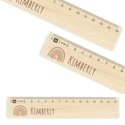 Lineal personalisiert für Kinder 15cm aus Holz - UV-Druck- Lineal mit Namen - Geschenkideen Schultüte - Geschenke für die Einschulung und Schulstart - Schulbedarf Junge/Mädchen - Regenbogen Lineal personalisiert für Kinder 15cm aus Holz - UV-Druck- Lineal mit Namen - Geschenkideen Schultüte - Geschenke für die Einschulung und Schulstart - Schulbedarf Junge/Mädchen - Regenbogen von Geschenkfreude