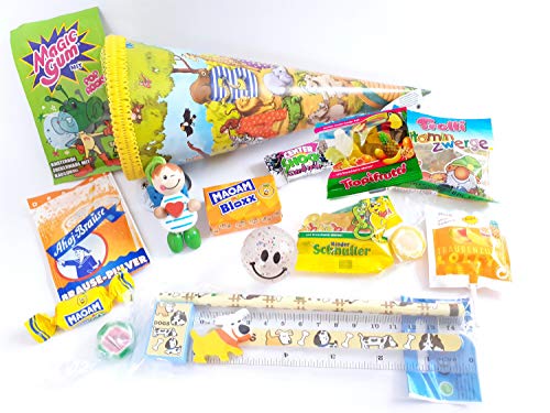 101613 Schultüte ABC 22cm gefüllt mit Schutzengel Junge für Schulanfänger zum Schulanfang Geschwistertüte 101613 Schultüte ABC 22cm gefüllt mit Schutzengel Junge für Schulanfänger zum Schulanfang Geschwistertüte von Geschenkpost24