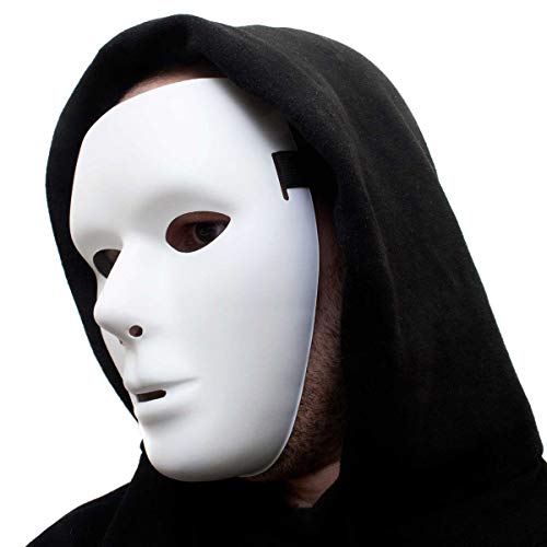 Phantommaske Weiße neutrale Maske maskuline anonyme Venezianische Männer Faschingsmaske Phantom der Oper Phantommaske Weiße neutrale Maske maskuline anonyme Venezianische Männer Faschingsmaske Phantom der Oper von Gesichtsmaske