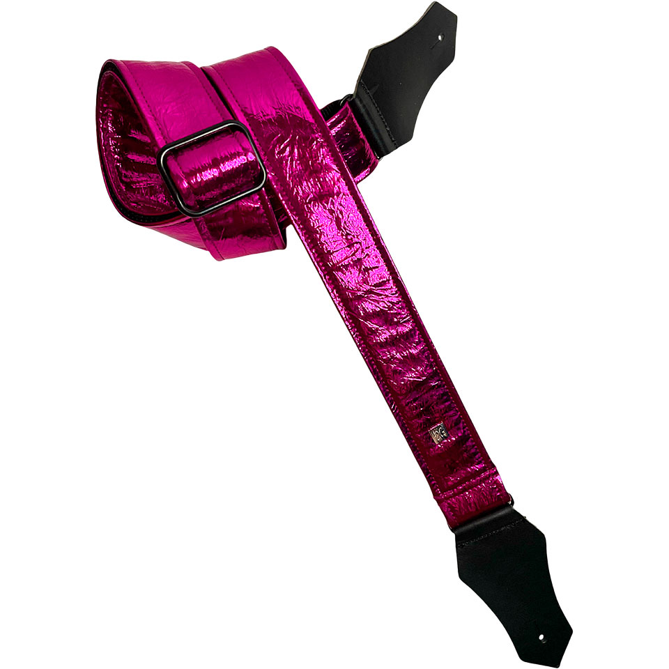 Get&#39;m Get&#39;m Distressed Vernice Fuchsia Gitarrengurt von Get&#39;m Get&#39;m