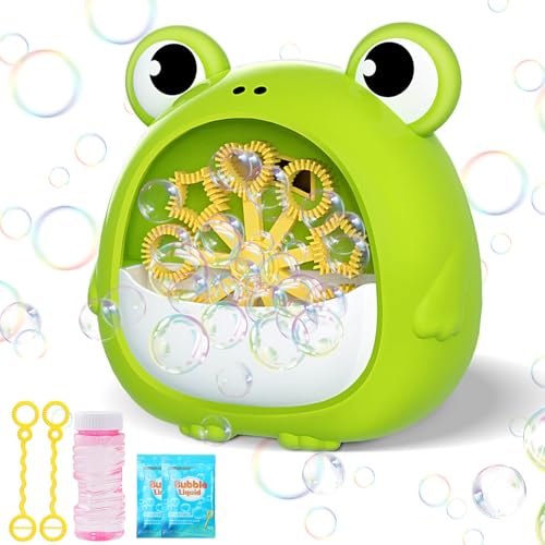 Getatoy Seifenblasenmaschine Kinder Bubble Machine mit Seifenblasen Flüssigkeit Seifenblasen Maschine Hochzeit Outdoor Garten Spielzeug für 3-8 Jahre Mädchen Junge Geschenk Geburtstag Spielsachen Getatoy Seifenblasenmaschine Kinder Bubble Machine mit Seifenblasen Flüssigkeit Seifenblasen Maschine Hochzeit Outdoor Garten Spielzeug für 3-8 Jahre Mädchen Junge Geschenk Geburtstag Spielsachen von Getatoy