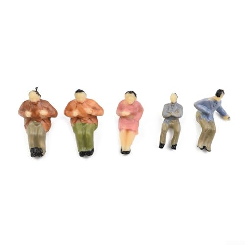 Getdoublerich Sitzende Personen-Figuren, 60 Stück, alle sitzenden 87 bemalte Figuren, Passagierfiguren, sitzende Personen für Sandtisch, Modellbau, Szenendekoration Getdoublerich Sitzende Personen-Figuren, 60 Stück, alle sitzenden 87 bemalte Figuren, Passagierfiguren, sitzende Personen für Sandtisch, Modellbau, Szenendekoration von Getdoublerich