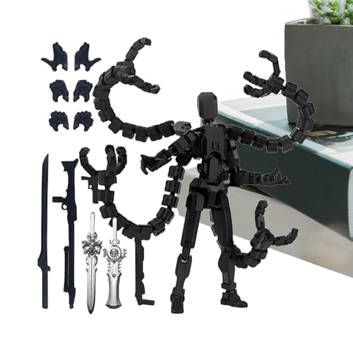 Actionfigur 3D Gedruckt, Deko Figur Spielzeug Für Schreibtisch, Mehrfach Gelenkiges Modell Für Spieler Jugendliche Erwachsene Sammler von Geteawily