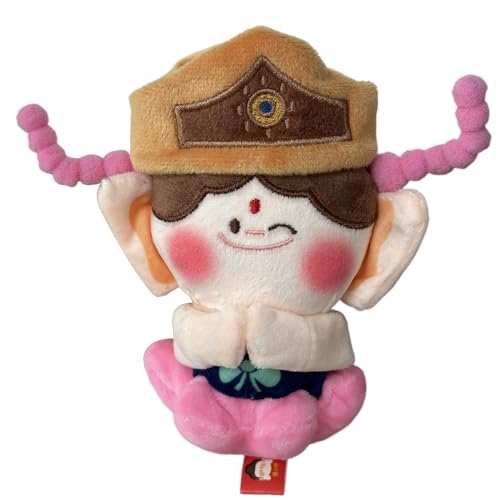 Geteawily Plüsch-Buddha,Buddha-Puppe-Plüsch | Tragbares, tröstendes Puppenplüschtier,6-Zoll-Taschen-Schlüsselanhänger für Geldbörse, Rucksack, kulturelles Stofftier, dekorativer Rucksack-Anhänger Geteawily Plüsch-Buddha,Buddha-Puppe-Plüsch | Tragbares, tröstendes Puppenplüschtier,6-Zoll-Taschen-Schlüsselanhänger für Geldbörse, Rucksack, kulturelles Stofftier, dekorativer Rucksack-Anhänger von Geteawily