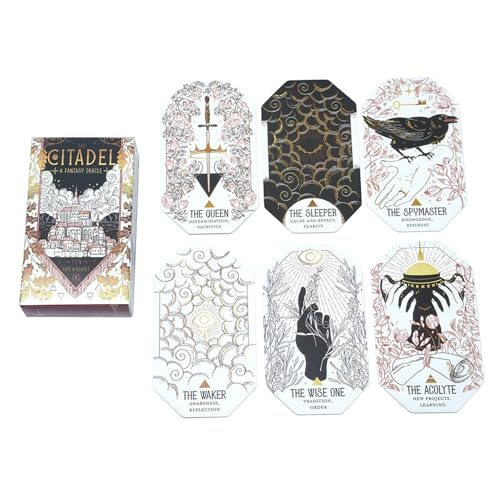 Geteawily Tarotkarten Für Anfänger | Schicksalsdeutung Tarot,Unterhaltung und Wahrsagen Kartenspiele mit 60 Karten Schicksalsdeutung Deck für Partys und Feiertage Geteawily Tarotkarten Für Anfänger | Schicksalsdeutung Tarot,Unterhaltung und Wahrsagen Kartenspiele mit 60 Karten Schicksalsdeutung Deck für Partys und Feiertage von Geteawily