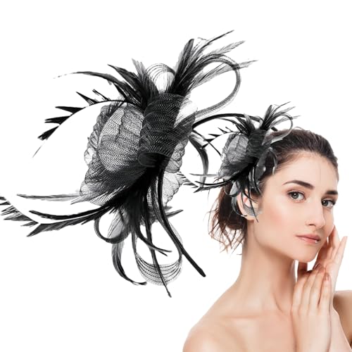 Hut Stirnband - Fascinator Kopfbedeckung | Haarschmuck Hut Netzhaarreif Für Kostümparty Hochzeiten Mädchen Frauen Gartenparty Gesellschaftsanlässe Hut Stirnband - Fascinator Kopfbedeckung | Haarschmuck Hut Netzhaarreif Für Kostümparty Hochzeiten Mädchen Frauen Gartenparty Gesellschaftsanlässe von Geteawily