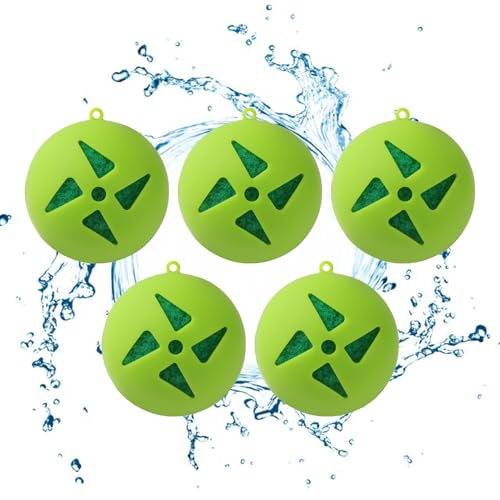 Mehrweg Wasserbomben | Spielspaß Spritz Bälle 5er Set,Wiederverwendbare Outdoor-Spielbälle für Sommerpartys, Gartenaktivitäten und Kindergeburtstage von Geteawily
