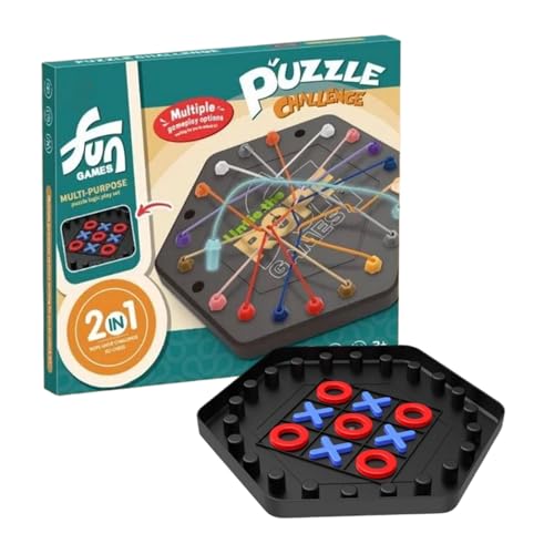 Seilentwirr-Puzzle-Spiel | Knobelspaß Gehirnknoten Reise Und Gesellschaftsspiel Strategiespiel - Pädagogisches Lernspielzeug Strategisches Spiel Für Klassenraum Party Camping von Geteawily