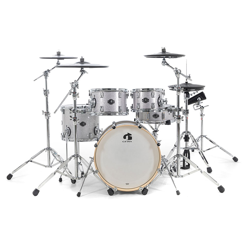 Gewa G9 Pro 5 SE Silver Sparkle E-Drum Set von Gewa