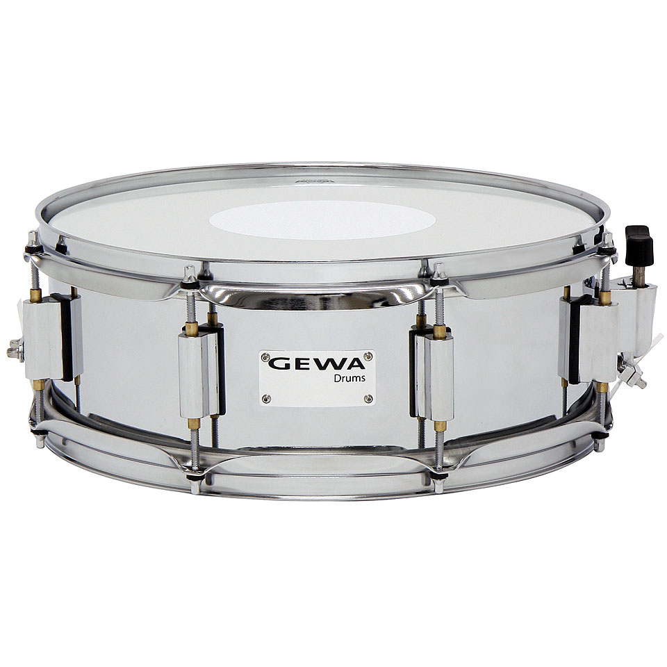 Gewa Marching Steel Snare Drum 14" x 5" Chrome Finish Kleine Trommel von Gewa