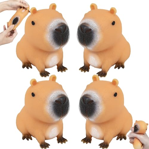 Gfamous Kapybara Stressball Kinder,4 Stück,Stressball Capybara Kuscheltier,Lustig Squishy Squeeze Spielzeug,Anti Stress Bälle Squeeze Toy Ball,Squeeze Spielzeug Für Erwachsene Und Kinder Gfamous Kapybara Stressball Kinder,4 Stück,Stressball Capybara Kuscheltier,Lustig Squishy Squeeze Spielzeug,Anti Stress Bälle Squeeze Toy Ball,Squeeze Spielzeug Für Erwachsene Und Kinder von Gfamous