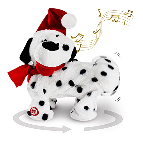 Gfilay Tänzelnder Hundespielzeug - Animierte Weihnachtendekoration mit Lied und Tanz, mit Weihnachtsmann-Kostüm, weiches und süßes Plüschtier für Kinder und Liebhaber Gfilay Tänzelnder Hundespielzeug - Animierte Weihnachtendekoration mit Lied und Tanz, mit Weihnachtsmann-Kostüm, weiches und süßes Plüschtier für Kinder und Liebhaber von Gfilay