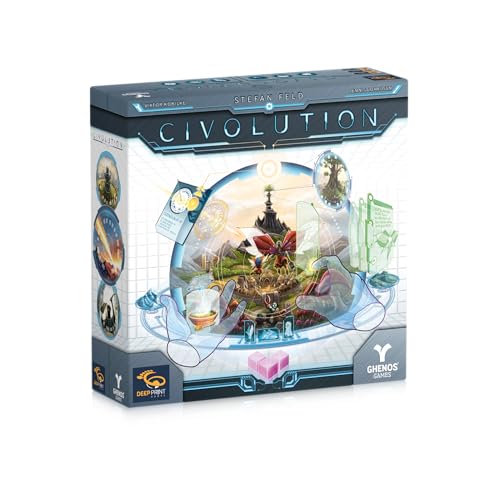 Civolution – Spiel in der Box – italienische Ausgabe – 1 – 4 Spieler – 14 Jahre – 90 – 180 Minuten Civolution – Spiel in der Box – italienische Ausgabe – 1 – 4 Spieler – 14 Jahre – 90 – 180 Minuten von Ghenos Games
