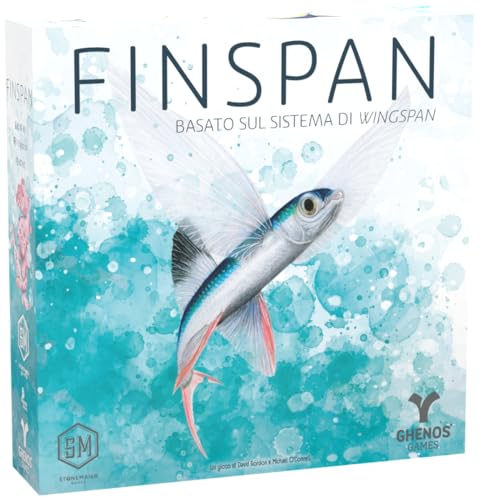 Finspan, Brettspiel, Italienische Ausgabe, 10+ Jahre, 1-5 Spieler, 45-60 Minuten Finspan, Brettspiel, Italienische Ausgabe, 10+ Jahre, 1-5 Spieler, 45-60 Minuten von Ghenos Games