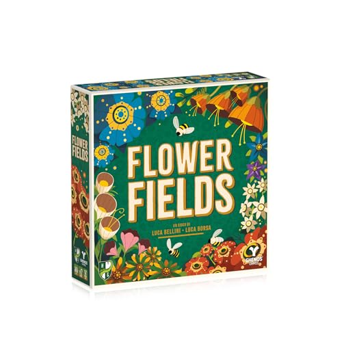 Ghenos Games Flower Fields – Abstraktes Spielplättchen – 8 Jahre – 1-4 Spieler – 40 Minuten von Ghenos Games