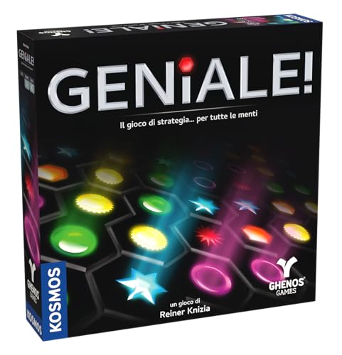 Genial! Strategiespiel für alle Köpfe, ab 8 Jahren, 2-4 Spieler, 45 Minuten Genial! Strategiespiel für alle Köpfe, ab 8 Jahren, 2-4 Spieler, 45 Minuten von Ghenos Games