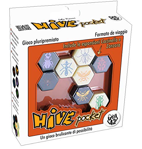 Ghenos Games GHE144 Hive Pocket, Mehrfarbig von Ghenos Games