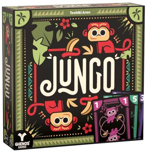 Jungo Kartenspiel, 3-5 Spieler, ab 10 Jahren, 15 Minuten, italienische Edition Jungo Kartenspiel, 3-5 Spieler, ab 10 Jahren, 15 Minuten, italienische Edition von Ghenos Games
