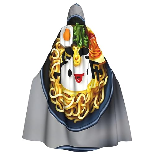 Ghjkfbf Eierbecher, Nudel-Ramen-Druck, Halloween, Kapuzenumhang, Erwachsene, stilvoller Umhang für Karneval, Mottopartys, Cosplays Ghjkfbf Eierbecher, Nudel-Ramen-Druck, Halloween, Kapuzenumhang, Erwachsene, stilvoller Umhang für Karneval, Mottopartys, Cosplays von Ghjkfbf