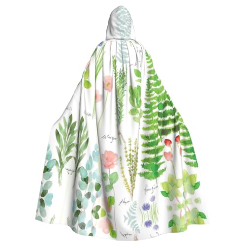 Ghjkfbf Frühlings-Kräutergarten-Umhang mit Kapuze, für Erwachsene, stilvoller Umhang für Karneval, Motto-Partys, Cosplays Ghjkfbf Frühlings-Kräutergarten-Umhang mit Kapuze, für Erwachsene, stilvoller Umhang für Karneval, Motto-Partys, Cosplays von Ghjkfbf