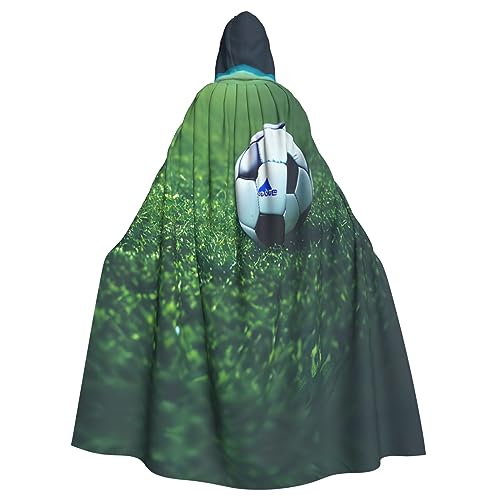 Ghjkfbf Halloween-Kapuzenumhang mit Fußball-Motiv, für Erwachsene, stilvoll, für Karneval, Motto-Partys, Cosplays Ghjkfbf Halloween-Kapuzenumhang mit Fußball-Motiv, für Erwachsene, stilvoll, für Karneval, Motto-Partys, Cosplays von Ghjkfbf