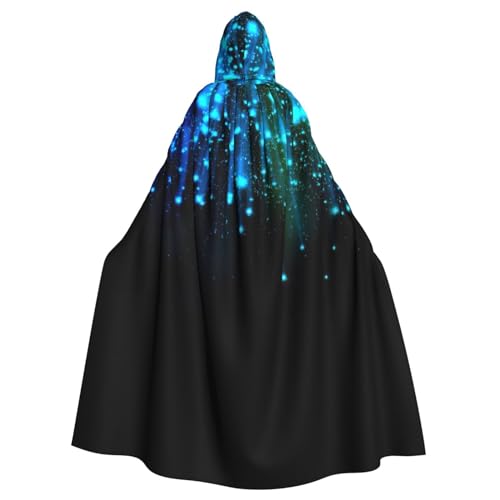Ghjkfbf Halloween-Kapuzenumhang mit blauem Linienaufdruck, für Erwachsene, stilvoller Umhang für Karneval, Motto-Partys, Cosplays Ghjkfbf Halloween-Kapuzenumhang mit blauem Linienaufdruck, für Erwachsene, stilvoller Umhang für Karneval, Motto-Partys, Cosplays von Ghjkfbf