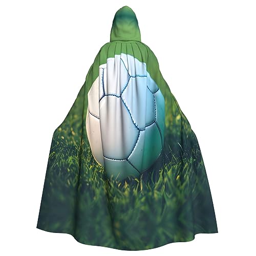 Ghjkfbf Halloween-Kapuzenumhang mit grünem Fußball-Motiv, für Erwachsene, stilvoller Umhang für Karneval, Motto-Partys, Cosplays Ghjkfbf Halloween-Kapuzenumhang mit grünem Fußball-Motiv, für Erwachsene, stilvoller Umhang für Karneval, Motto-Partys, Cosplays von Ghjkfbf