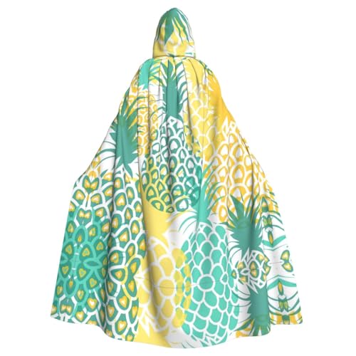 Ghjkfbf Halloween-Kapuzenumhang mit tropischem Ananas-Druck, für Erwachsene, stilvoller Umhang für Karneval, Motto-Partys, Cosplays Ghjkfbf Halloween-Kapuzenumhang mit tropischem Ananas-Druck, für Erwachsene, stilvoller Umhang für Karneval, Motto-Partys, Cosplays von Ghjkfbf