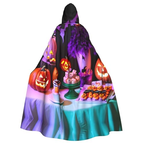 Ghjkfbf Halloween Karneval Party Druck Halloween Kapuzenumhang Erwachsene Stilvoller Umhang für Karneval Mottopartys Cosplays Ghjkfbf Halloween Karneval Party Druck Halloween Kapuzenumhang Erwachsene Stilvoller Umhang für Karneval Mottopartys Cosplays von Ghjkfbf