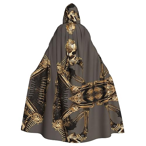 Ghjkfbf Interessanter Halloween-Umhang mit Skelett-Druck, für Erwachsene, stilvoller Umhang für Karneval, Motto-Partys, Cosplays Ghjkfbf Interessanter Halloween-Umhang mit Skelett-Druck, für Erwachsene, stilvoller Umhang für Karneval, Motto-Partys, Cosplays von Ghjkfbf