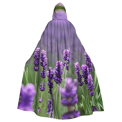Ghjkfbf Lila Lavendel Bunte Blumen Druck Halloween Mantel mit Kapuze Erwachsene Stilvolle Cape für Karneval Mottopartys Kostüme Ghjkfbf Lila Lavendel Bunte Blumen Druck Halloween Mantel mit Kapuze Erwachsene Stilvolle Cape für Karneval Mottopartys Kostüme von Ghjkfbf