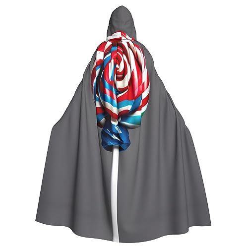 Ghjkfbf Lollipop Print Halloween Kapuzenumhang Erwachsene Stilvoller Umhang für Karneval Mottopartys Cosplays Ghjkfbf Lollipop Print Halloween Kapuzenumhang Erwachsene Stilvoller Umhang für Karneval Mottopartys Cosplays von Ghjkfbf