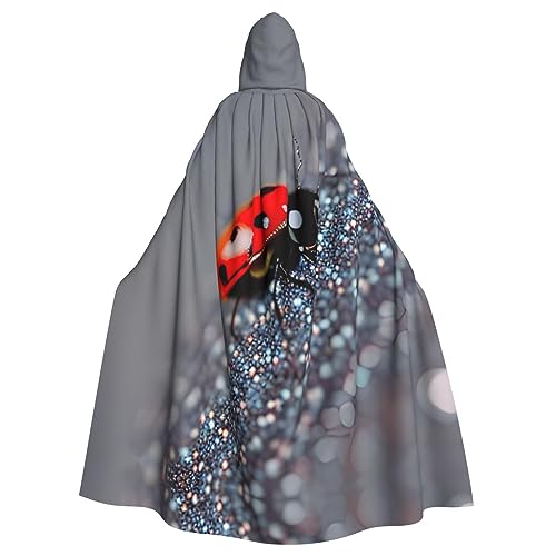 Ghjkfbf Marienkäfer Muster Unendlich meliert Druck Halloween Mantel mit Kapuze Erwachsene Stilvolle Karneval Mottoparty Cosplay Ghjkfbf Marienkäfer Muster Unendlich meliert Druck Halloween Mantel mit Kapuze Erwachsene Stilvolle Karneval Mottoparty Cosplay von Ghjkfbf