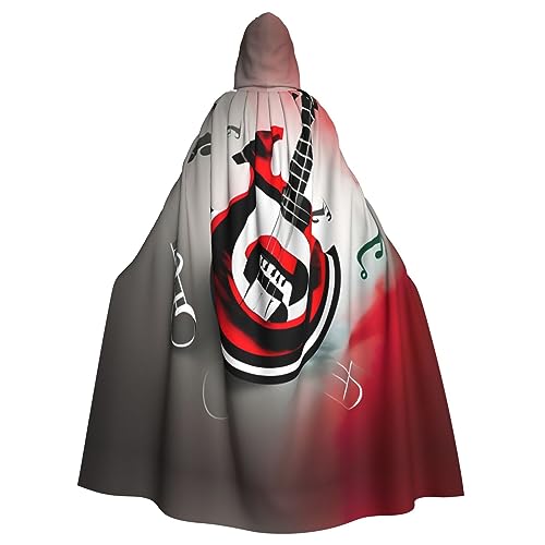 Ghjkfbf Musik Symbol Druck Halloween Mantel mit Kapuze Erwachsene stilvolle Umhang für Karneval Themenpartys Cosplays Ghjkfbf Musik Symbol Druck Halloween Mantel mit Kapuze Erwachsene stilvolle Umhang für Karneval Themenpartys Cosplays von Ghjkfbf