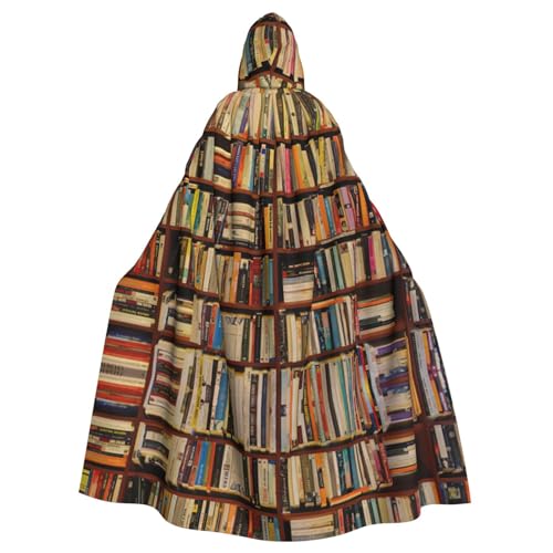 Ghjkfbf Ordentlicher Bücherregal-Druck, Halloween-Kapuzenumhang für Erwachsene, stilvoller Umhang für Karneval, Motto-Partys, Cosplays Ghjkfbf Ordentlicher Bücherregal-Druck, Halloween-Kapuzenumhang für Erwachsene, stilvoller Umhang für Karneval, Motto-Partys, Cosplays von Ghjkfbf