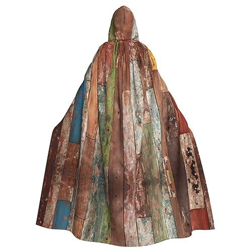 Ghjkfbf Planks Umhang mit Kapuze für Erwachsene, verwitterter alter Look, modischer Umhang für Karneval, Motto-Partys, Cosplays Ghjkfbf Planks Umhang mit Kapuze für Erwachsene, verwitterter alter Look, modischer Umhang für Karneval, Motto-Partys, Cosplays von Ghjkfbf