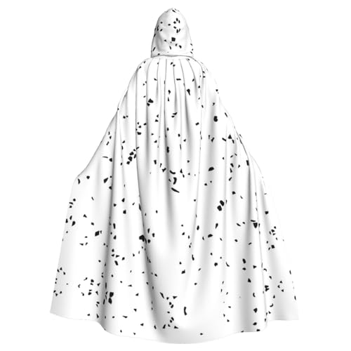 Ghjkfbf Schwarz-weißer Halloween-Umhang mit Kapuze, für Erwachsene, stilvoller Umhang für Karneval, Mottopartys, Cosplays Ghjkfbf Schwarz-weißer Halloween-Umhang mit Kapuze, für Erwachsene, stilvoller Umhang für Karneval, Mottopartys, Cosplays von Ghjkfbf