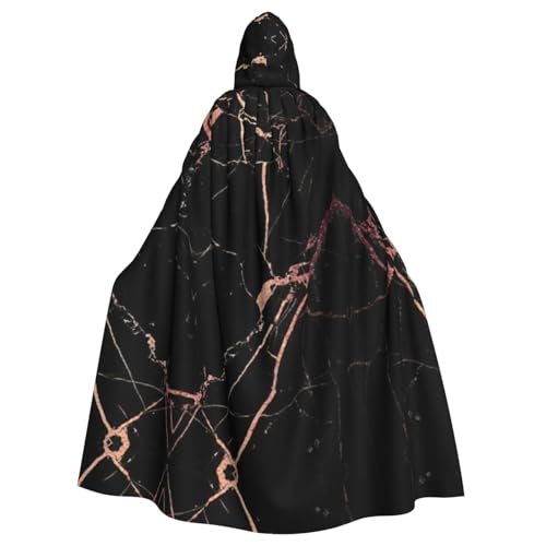 Ghjkfbf Schwarzer rotgoldener Marmor-Druck, Halloween-Kapuzenumhang für Erwachsene, stilvoller Umhang für Karneval, Mottopartys, Cosplays Ghjkfbf Schwarzer rotgoldener Marmor-Druck, Halloween-Kapuzenumhang für Erwachsene, stilvoller Umhang für Karneval, Mottopartys, Cosplays von Ghjkfbf
