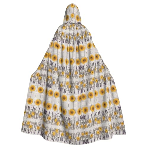 Ghjkfbf Sonnenblumen auf Holzdruck, Halloween-Kapuzenumhang für Erwachsene, stilvoller Umhang für Karneval, Motto-Partys, Cosplays Ghjkfbf Sonnenblumen auf Holzdruck, Halloween-Kapuzenumhang für Erwachsene, stilvoller Umhang für Karneval, Motto-Partys, Cosplays von Ghjkfbf