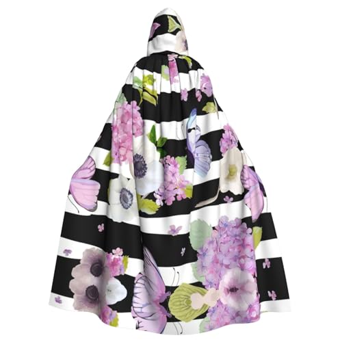 Ghjkfbf Umhang mit Blumenmotiv und Schmetterling-Motiv, für Erwachsene, stilvoll, für Karneval, Motto-Partys, Cosplays Ghjkfbf Umhang mit Blumenmotiv und Schmetterling-Motiv, für Erwachsene, stilvoll, für Karneval, Motto-Partys, Cosplays von Ghjkfbf