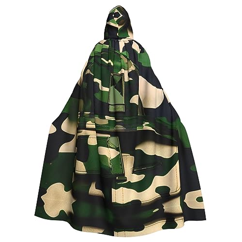 Ghjkfbf Umhang mit Kapuze und digitalem Camouflage-Druck, für Erwachsene, stilvoller Umhang für Karneval, Mottopartys, Cosplays Ghjkfbf Umhang mit Kapuze und digitalem Camouflage-Druck, für Erwachsene, stilvoller Umhang für Karneval, Mottopartys, Cosplays von Ghjkfbf