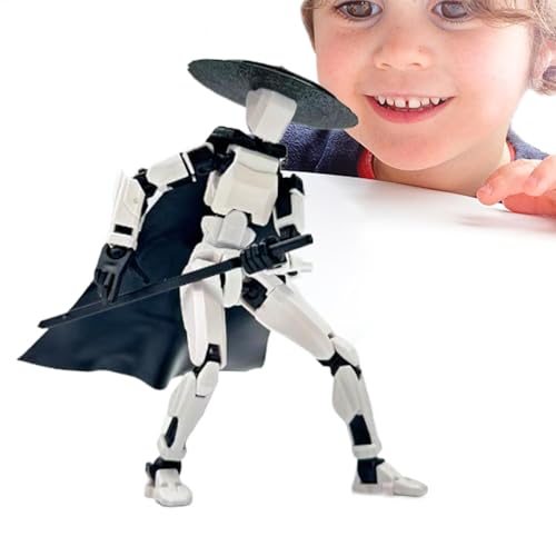 3D Printed Action Figure, Printed Movable Robot, Articulated Multi-Joint Figure, Posable Collectible Model, Unique Desktop Sensory Toy for Kids, Teens, and Adults 3D Printed Action Figure, Printed Movable Robot, Articulated Multi-Joint Figure, Posable Collectible Model, Unique Desktop Sensory Toy for Kids, Teens, and Adults von Ghjkldha