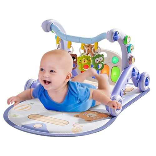 Baby Activity Mat, Gym Play Mat with Walker, Non Slip Developmental Fine Motor Skills Toy, Purple, Pink, Interactive Toddler Supplies for Home, Nursery, Floor, Daycare Center Baby Activity Mat, Gym Play Mat with Walker, Non Slip Developmental Fine Motor Skills Toy, Purple, Pink, Interactive Toddler Supplies for Home, Nursery, Floor, Daycare Center von Ghjkldha