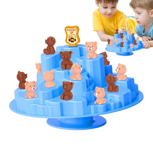 Balance Board Game, Two-Player Tree Toy, Cow Bear Theme, 9.84x3.35x7.68 Inches Interactive Balancing Challenge, Team Building Activity for Family, Classroom, Indoor, Outdoor Play Balance Board Game, Two-Player Tree Toy, Cow Bear Theme, 9.84x3.35x7.68 Inches Interactive Balancing Challenge, Team Building Activity for Family, Classroom, Indoor, Outdoor Play von Ghjkldha
