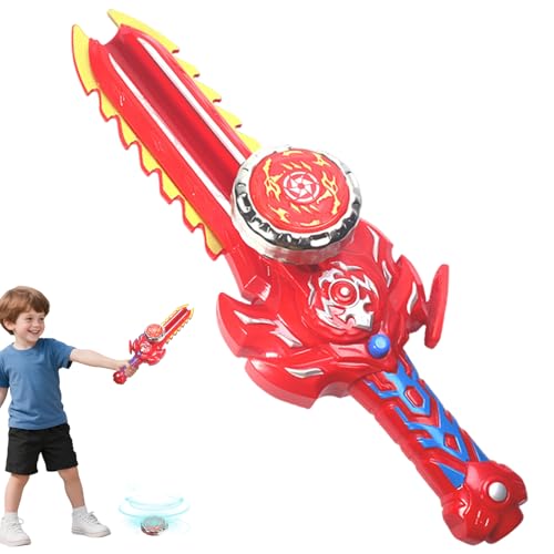 Battle Top, Interactive Gyroscope, Spinner Kids, 11.42x3.15x1.18 Inches, Battling Gyro Toy with Sound and Light Effects, Game for Boys Girls Ages 6+, Indoor Outdoor Battle Top, Interactive Gyroscope, Spinner Kids, 11.42x3.15x1.18 Inches, Battling Gyro Toy with Sound and Light Effects, Game for Boys Girls Ages 6+, Indoor Outdoor von Ghjkldha