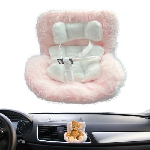 Car Seat, Toy Safety Seat with Air Vent Clip, Miniature Automotive Display Accessory, Secure Fit for Vehicles, Dashboard, Doll, Travel Decor and Kids' Play, 6.1x6.1x2.36 Inches Car Seat, Toy Safety Seat with Air Vent Clip, Miniature Automotive Display Accessory, Secure Fit for Vehicles, Dashboard, Doll, Travel Decor and Kids' Play, 6.1x6.1x2.36 Inches von Ghjkldha