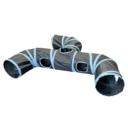 Cat Toy Tunnel, Indoor Interactive Plaything Tube, Foldable Cat Hideaway, Toys Kittens, Rabbits, Puppies, Engaging Playtime for Pets, Home Decorative von Ghjkldha