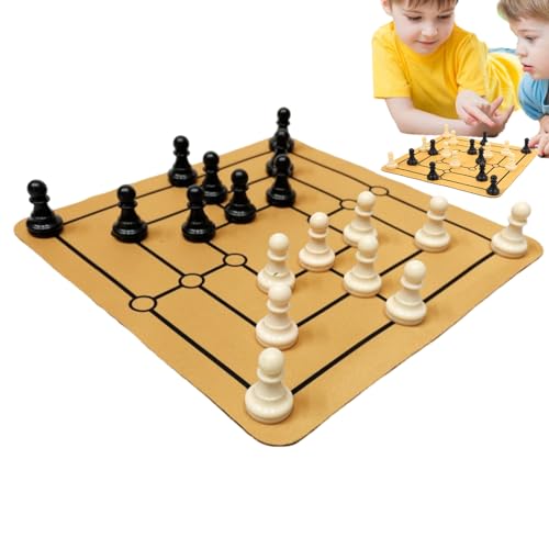 Chess Set, Strategy Games Chess Board, Wooden Ancient Rome Theme, Educational Toys with Family Learning Fun, 9.45x9.45 Inches, Portable Compact Versatile Ideal for Kids and Adults Chess Set, Strategy Games Chess Board, Wooden Ancient Rome Theme, Educational Toys with Family Learning Fun, 9.45x9.45 Inches, Portable Compact Versatile Ideal for Kids and Adults von Ghjkldha
